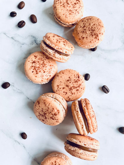 Coffee Macaron Gift Box - 7 Macarons - Mailbox Macarons